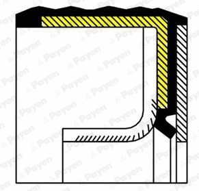 Shaft Seal, crankshaft (NA5230)