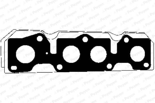 Gasket, exhaust manifold (JD418)