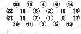 Cylinder Head Bolt Set (HBS046)