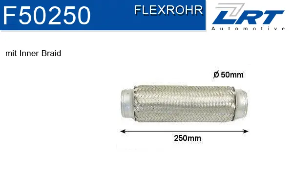 Flexible Pipe, exhaust system (F50250)
