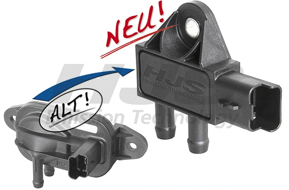 Sensor, exhaust pressure