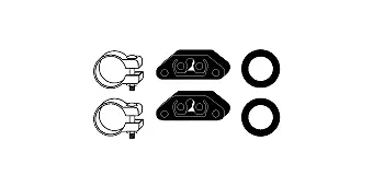 Mounting Kit, exhaust system (82 17 1966)