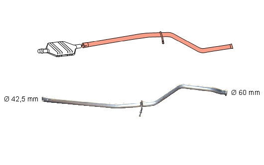 Exhaust Pipe (91 22 0088)