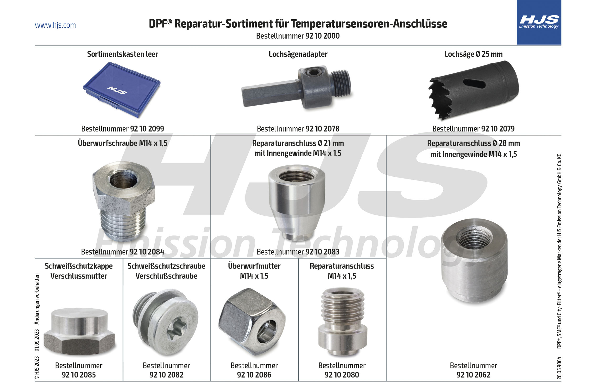Weld-On Bung, exhaust temperature sensor (92 10 2000)