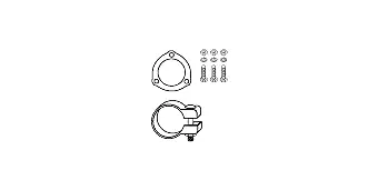 Mounting Kit, catalytic converter (82 35 8100)