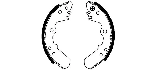 Brake Shoe Set (H8635)