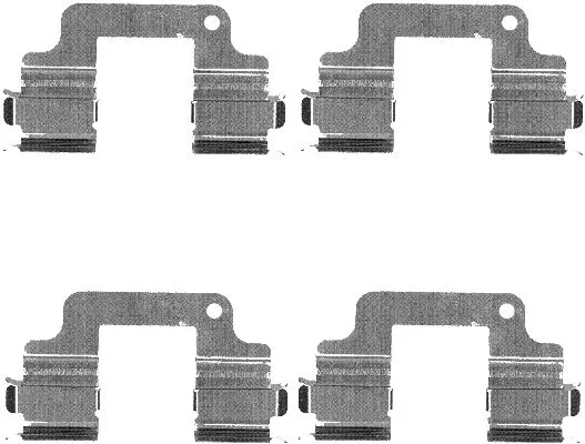 Accessory Kit, disc brake pad (K0189)