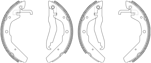 Brake Shoe Set (Q1175)