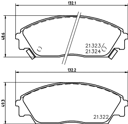 Brake Pad Set, disc brake (T0012)
