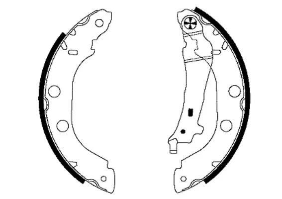 Brake Shoe Set (H9025)