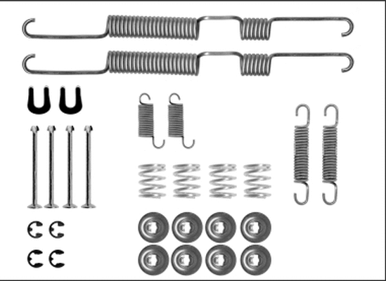 Accessory Kit, brake shoes (X0270)