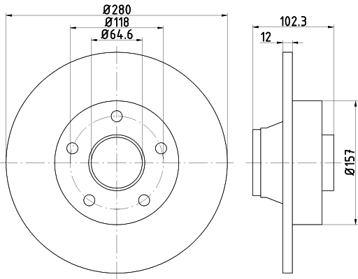 Brake Disc (54316)