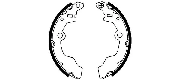 Brake Shoe Set (H8990)