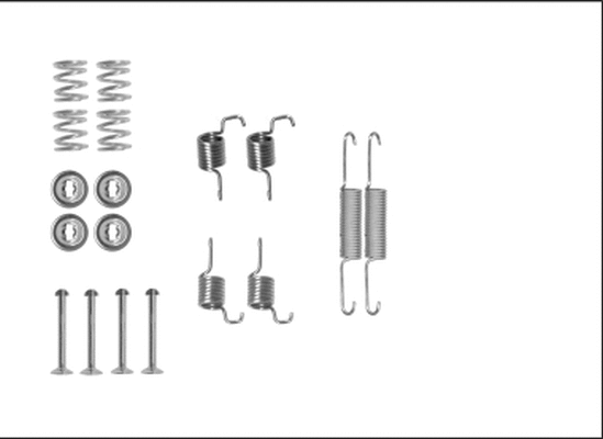Accessory Kit, parking brake shoes (X0278)