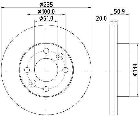Brake Disc (55361)