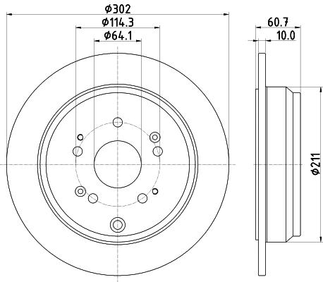 Brake Disc (55272)