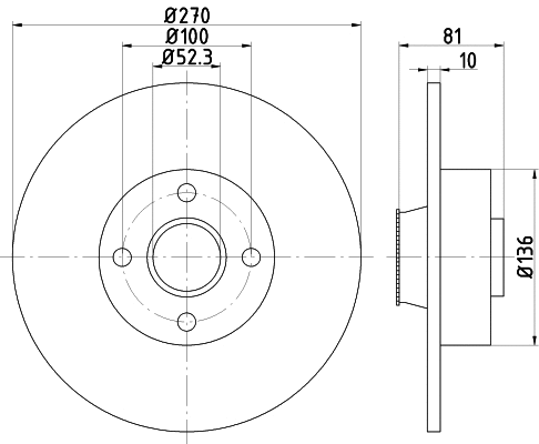 Brake Disc (54545)
