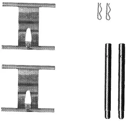 Accessory Kit, disc brake pad (K0166)