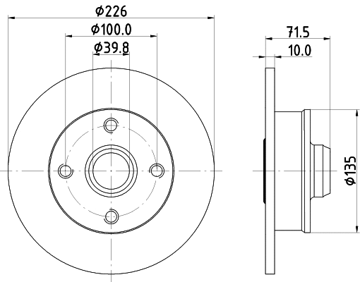 Brake Disc (54542)