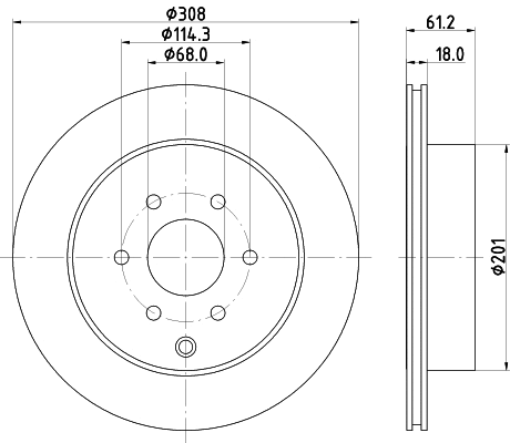 Brake Disc (55964)