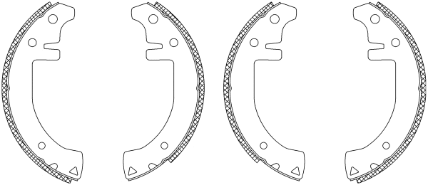 Brake Shoe Set (Q0185)