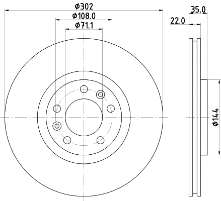 Brake Disc (54971)