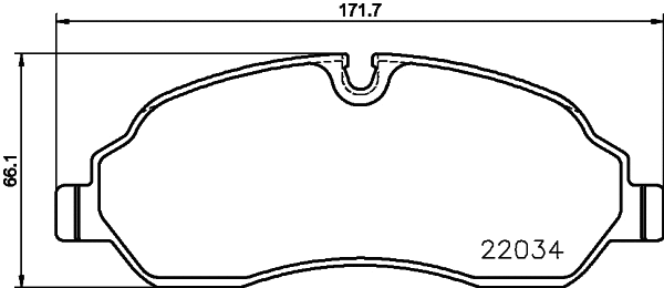 Brake Pad Set, disc brake (T2395)