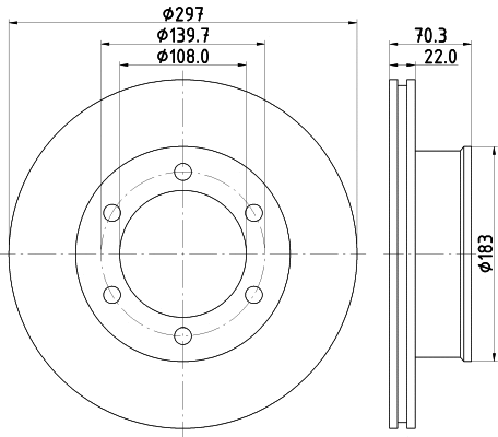 Brake Disc (55351)