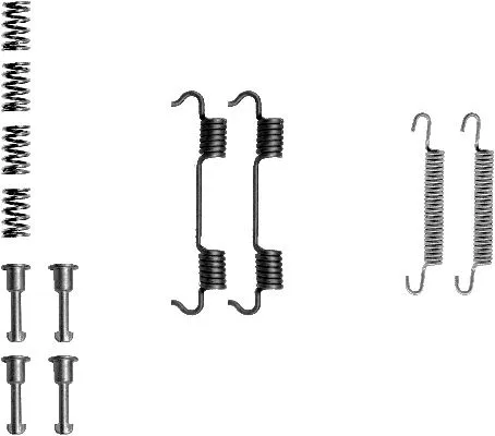 Accessory Kit, parking brake shoes (X0168)