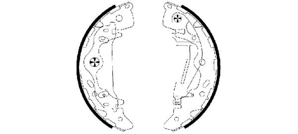 Brake Shoe Set (H9880)