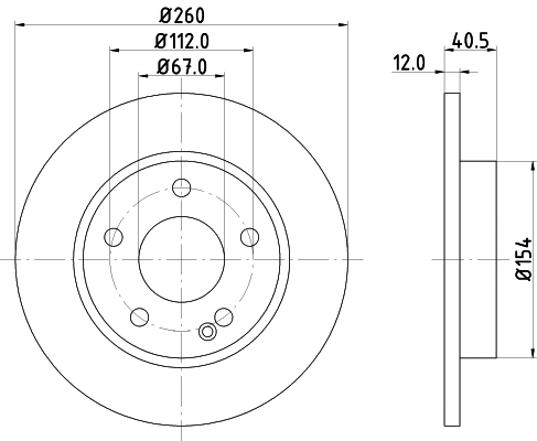 Brake Disc (52154)