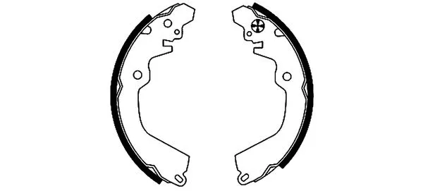 Brake Shoe Set (H8870)