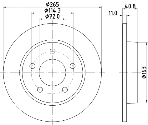 Brake Disc (54305)