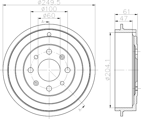 Brake Drum (61344)