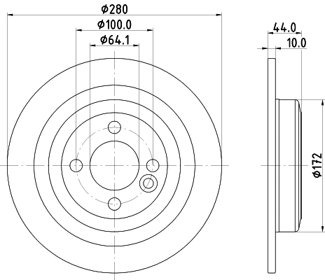 Brake Disc (55340)