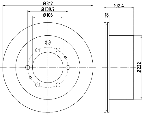 Brake Disc (54806)