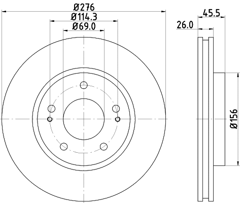 Brake Disc (54982)