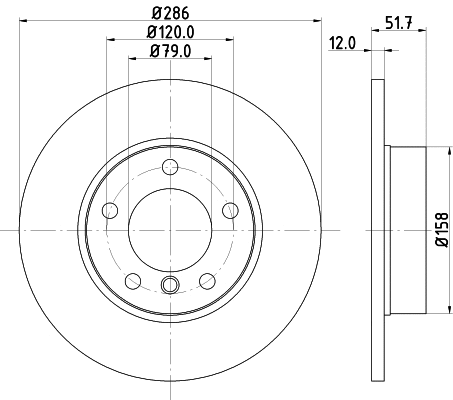 Brake Disc (50412)