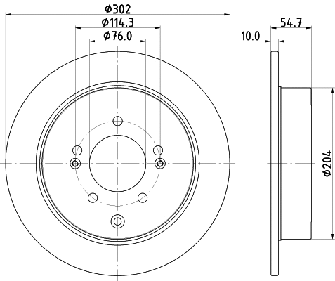 Brake Disc (55949)