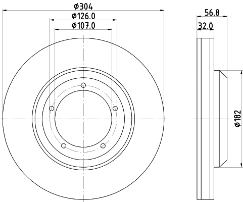 Brake Disc (52607)