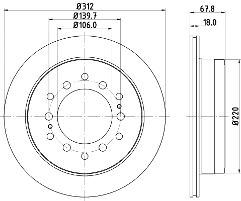 Brake Disc (54701)