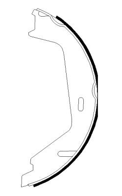 Brake Shoe Set, parking brake (H1820)