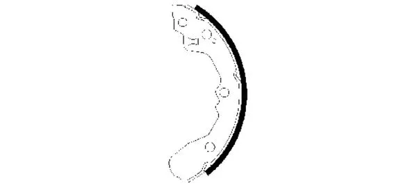 Brake Shoe Set (H9650)