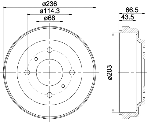 Brake Drum (61269)
