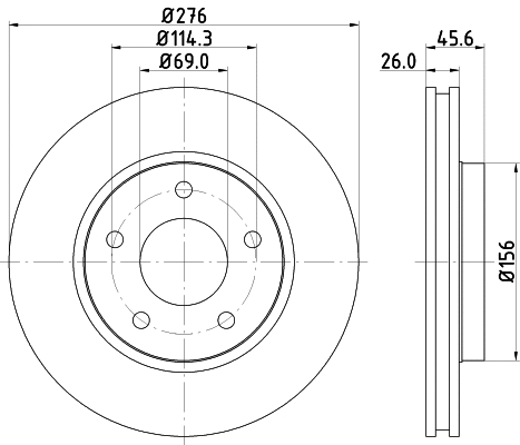 Brake Disc (54974)