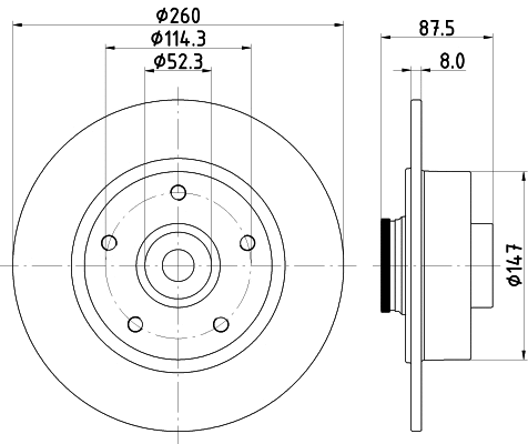 Brake Disc (55952)