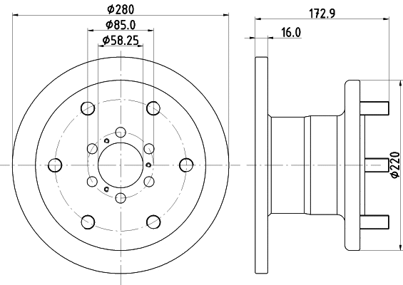 Brake Disc (58918)