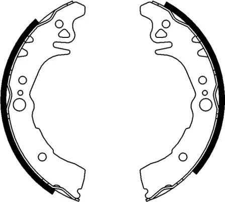Brake Shoe Set (H1722)