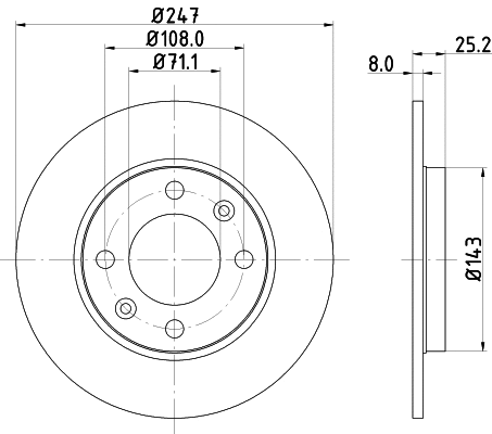 Brake Disc (50610)