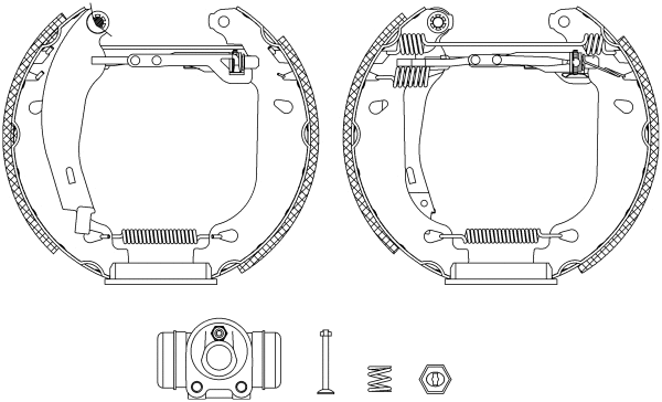 Brake Shoe Set (R1080)